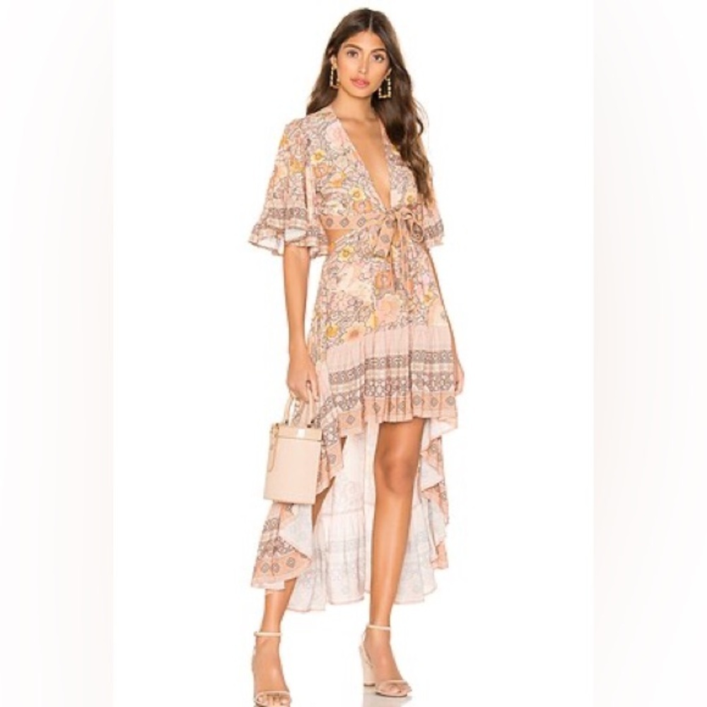 REVOLVE Amethyst Bambi Dress in Blush